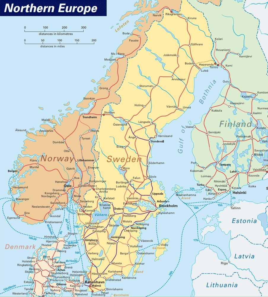 mapa narvik Nórsko