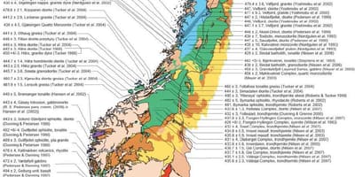 Mapy geologické Nórsko
