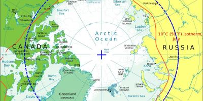 Nórsko arktická mapu
