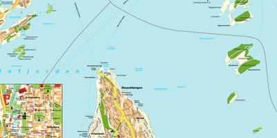 Oslo Nórsko mapa sveta