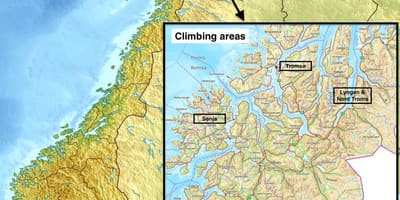 Tromsø Nórsko mapu